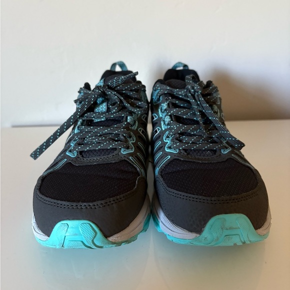 ASICS Women's Gel-Venture 7 Black and Blue Shoes - Picture 2 of 10